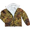 Zimný komplet nepremokavý obojstranný Vegetato/Snow Camo Alpini ECWCS Taliansko originál (Veľkosť M použitý komplet (parka,bunda,kalhoty,potah batohu a helmy))