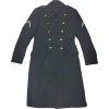Kabát dvojradový námorný čierny Holandsko 60. roky (Veľkosť 1)