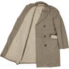 Kabát dvojradový vlnený svetlo hnedý Holandsko (Veľkosť 45)