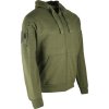 Taktická mikina Spec-Ops s kapucňou na zips zelená Velcro Kombat® (Veľkosť 3XL)
