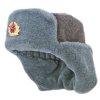 Baranice (ušanka) čiapka zimná šedá ZSSR Rusko (Veľkosť 56)