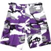 Bermudy BDU fialové maskovanie Lila Camo MMB (Vyberte veľkosť S)