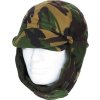 Čiapka zimná ušianka DPM Woodland KL Holandsko originál (Veľkosť 55)
