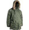 Bunda N3B Parka Aljaška zimná dlhá zelená OD Mil-Tec® (Veľkosť M)