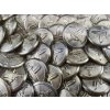 Gombík rovnokrojový striebristý (21 mm / 25 mm) AČR originál (Varianta Ø 21 mm)