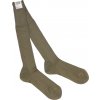 Ponožky khaki bavlnené dlhé podkolienky Esercito Taliansko originál
