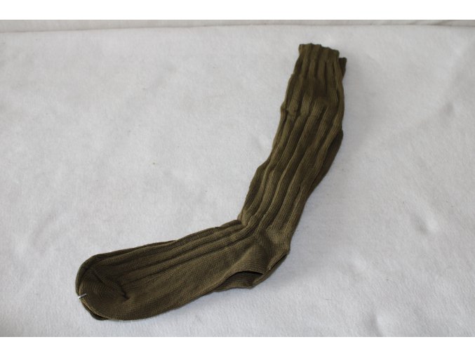 Ponožky ČSLA  podkolenky zimní - zelené