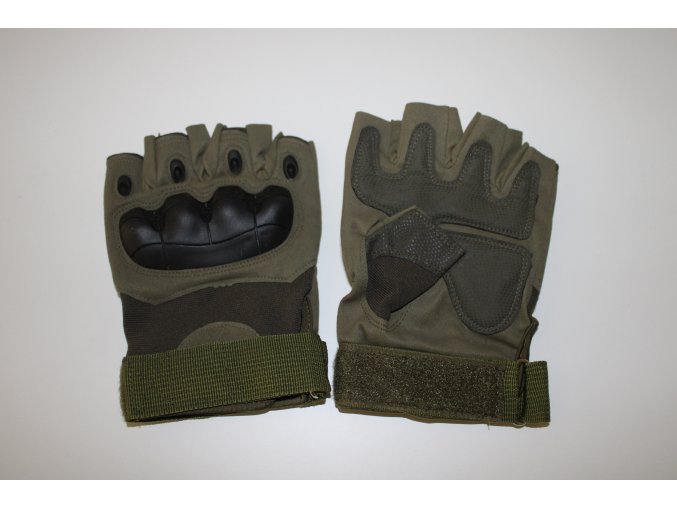 Taktické outdoorové rukavice - zelené