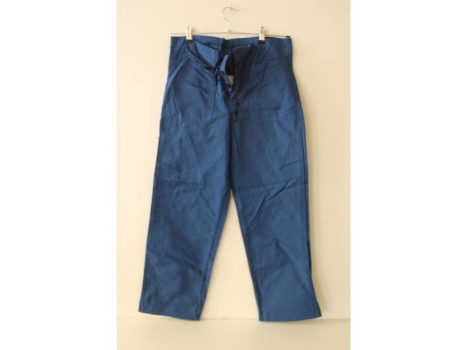 Kalhoty montérkové - modré