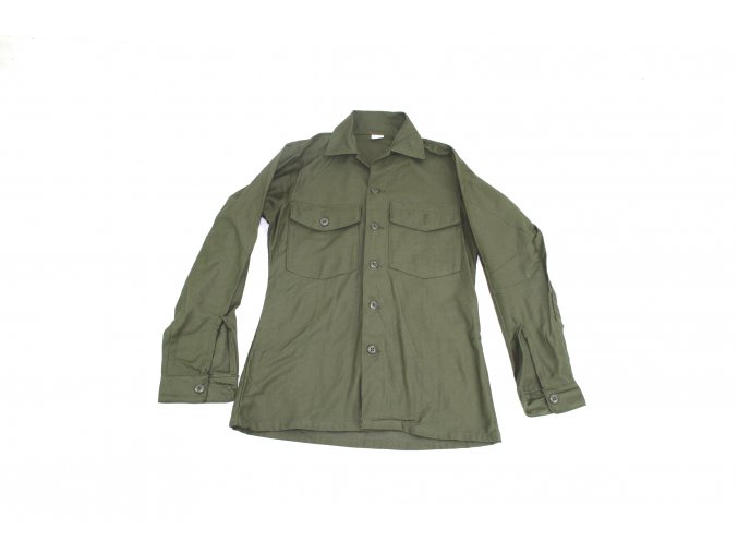 Košile US kempka OG 107, OG 507 Utility CTN. Sateen , originál -  oliv