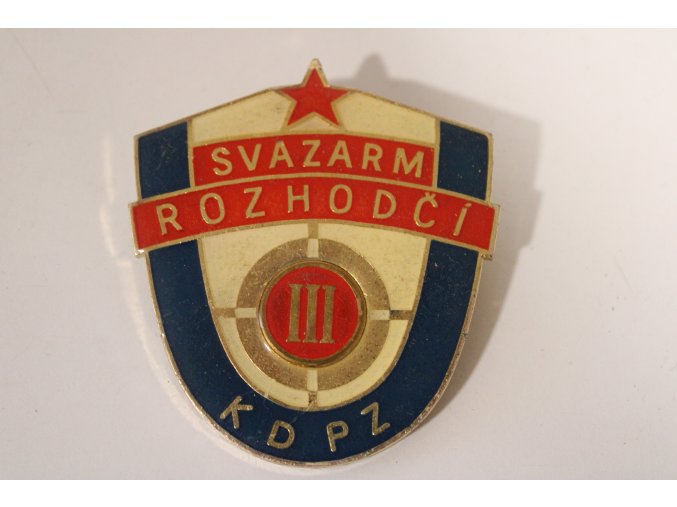 Odznak SVAZARM ROZHODČÍ KDPZ III