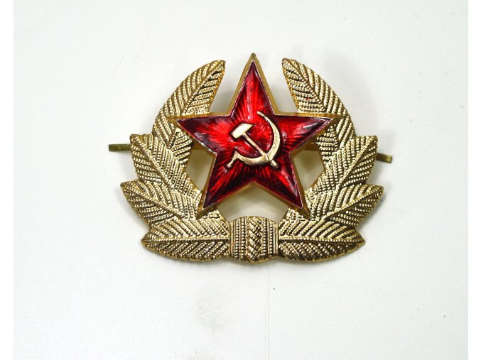 Odznak na čepici CCCP se státním znakem
