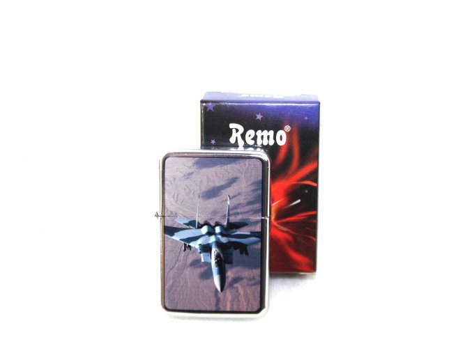 Benzínový zapalovač REMO Stíhačka