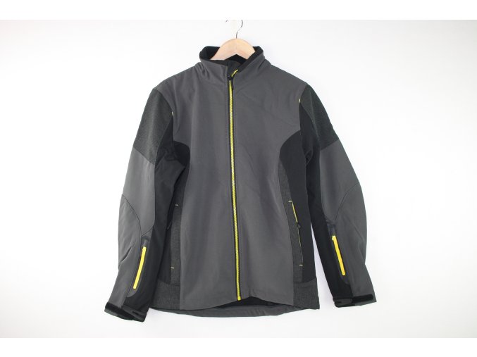 Bunda softshell MAXIM - šedo-černá