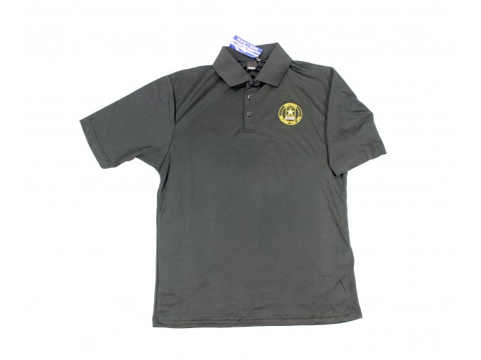 Tričko polo Reebok U.S. Army černé