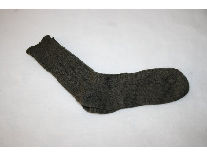 Ponožky pletené AFARS - zelený