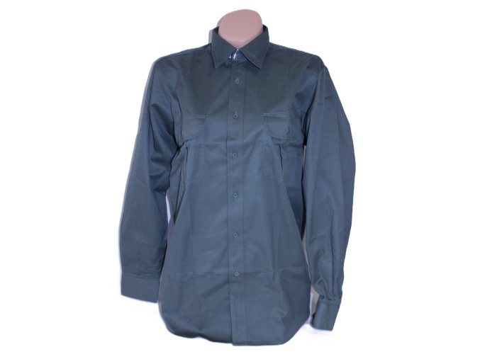 Košile pánská zimní WOOD MAJA - tmavě zelená