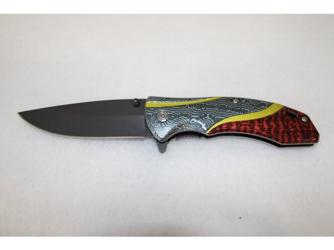 Kapesní zavírací nůž s klipem - barevný