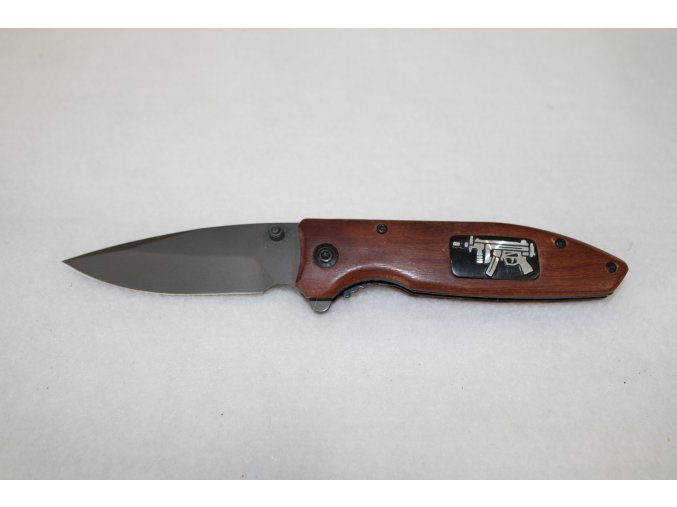 Kapesní zavírací nůž s klipem - samopal
