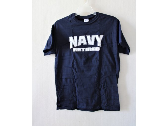 Triko, tričko s potiskem NAVY - modré