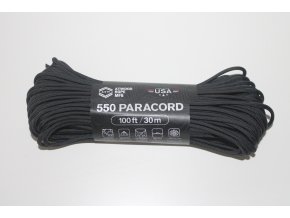 Šňůra PARACORD 550/ 30 metrů ATWOODROPE MFG - černá
