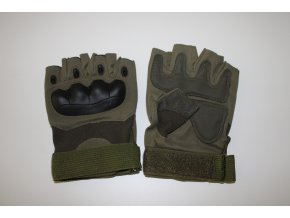 Taktické outdoorové rukavice - zelené