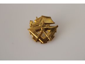 Odznak AČR stavební vojsko - zlatý
