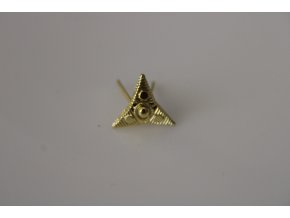 Odznak AČR hvězda třícípá malá - zlatá