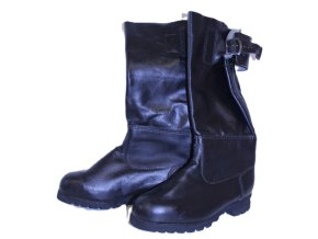 Boty vysoké letní ČSLA " půllitry " - černé