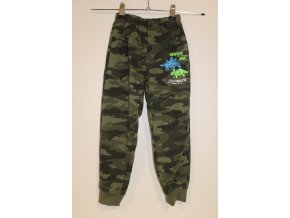 Dětské tepláky s potiskem - dino woodland