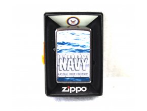 Benzínový zapalovač ZIPPO - NAVY