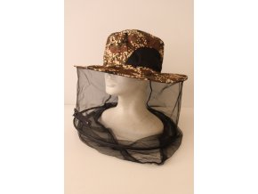 KLOBOUK S MOSKYTIÉROU - MARPAT HNĚDÝ