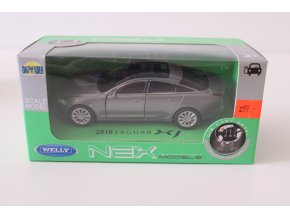 Autíčko kovové Jaguar XJ 2010 - šedé