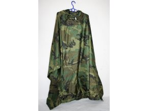 Pončo, Poncho WET WEATHER,COATED NYLON, RipStop WOODLAND