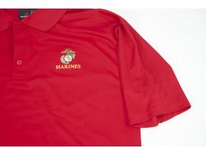 Tričko, triko polo Reebok Marines - červené