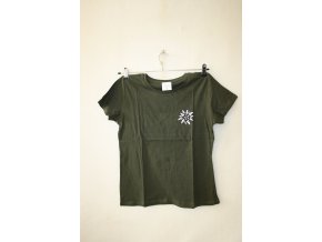 Triko, tričko dámské Knebl slunečnice - zelené