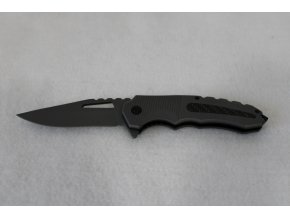 Kapesní zavírací nůž s klipem - silver black