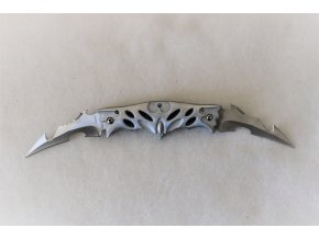 Kapesní asymetrický nůž - stříbrný