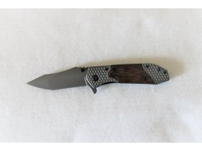 Kapesní zavírací nůž s klipem - high silver