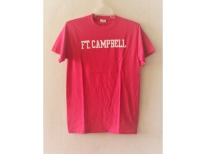 TRIKO, TRIČKO S POTISKEM FT. CAMPBELL krátký rukáv - růžové