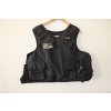 Vesta nosič plátů Americká Policie (tactical outer carrier police) - černá