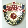 Odznak SVAZARM ROZHODČÍ I - masově branné sporty