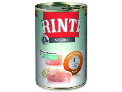 Rinti Konzerva Sensible kuře + rýže 400g