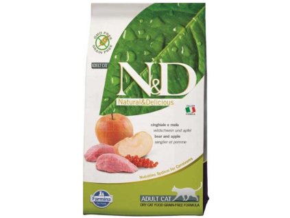 N&D Grain Free Cat Adult Boar & Apple