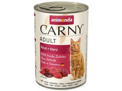 animonda carny hovězí srdce 400g