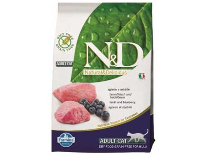 N&D Grain Free Cat Adult Lamb & Blueberry