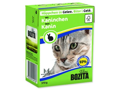 BOZITA Kousky v želé s králičím masem - Tetra Pak 370g