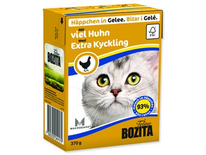 BOZITA Kousky v želé s kuřecím masem - Tetra Pak 370g
