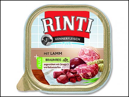 Vanička RINTI Kennerfleisch jehně + hnědá rýže 300g