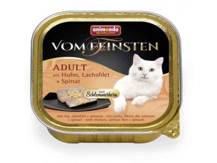 Paštika ANIMONDA Vom Feinsten CORE kuřecí, losos filet + špenát